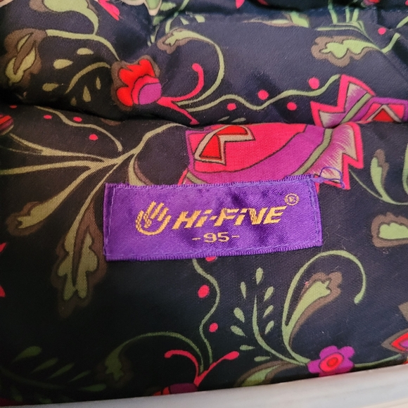 Vintage paisley print down filled puffer jacket - Picture 11 of 16